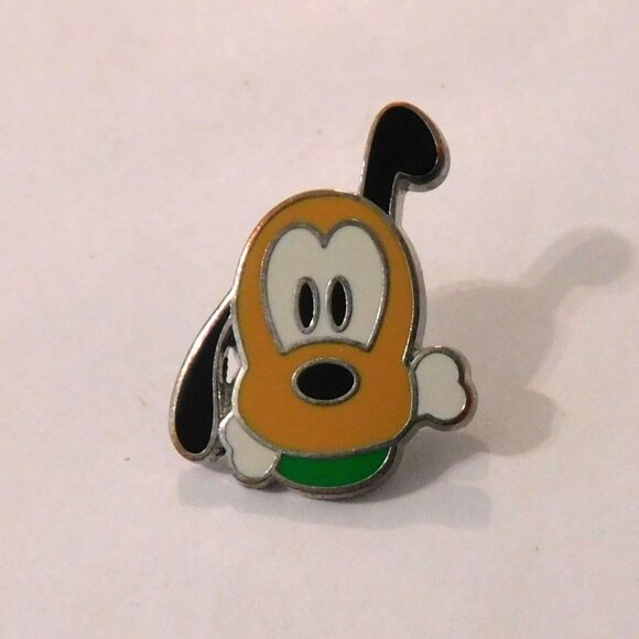 Disney Pluto 2008 Official Trading Pin Mickey Ears Back Enamel Metal Cute Quirky - Picture 5 of 5